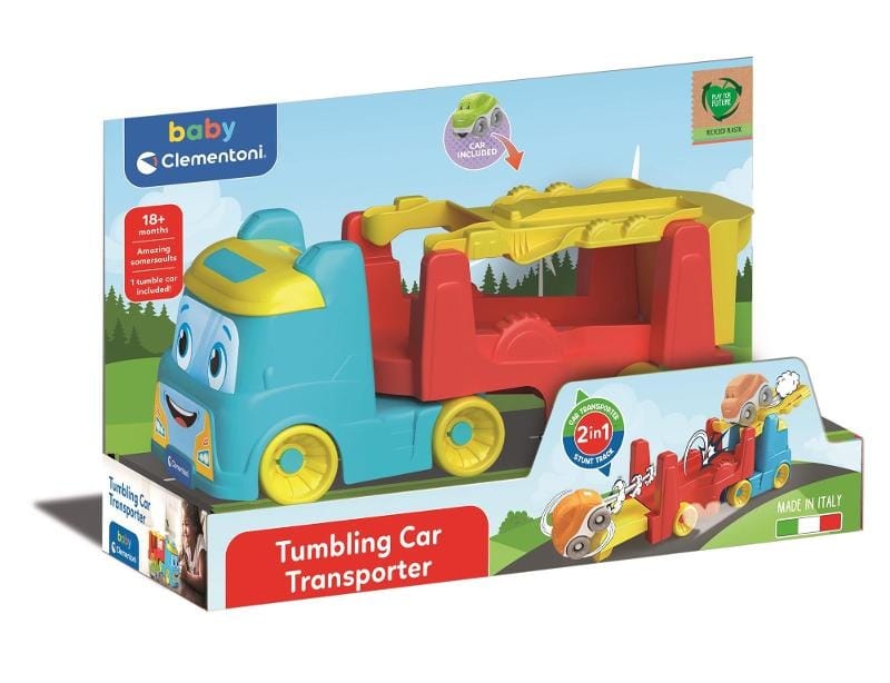 Игрушечная машинка Clementoni Baby Транспортер, разноцветный