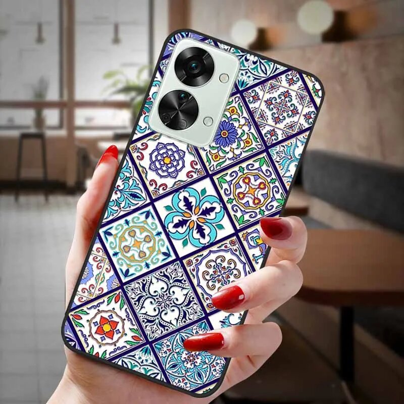 Чехол для OnePlus Nord 2T 5G Cover 3D Relief Cartoon Мягкая задняя крышка из ТПУ для телефона One 1