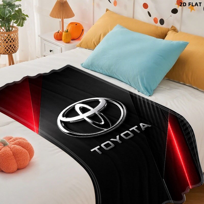 Toyota плед из флиса с кашемиром