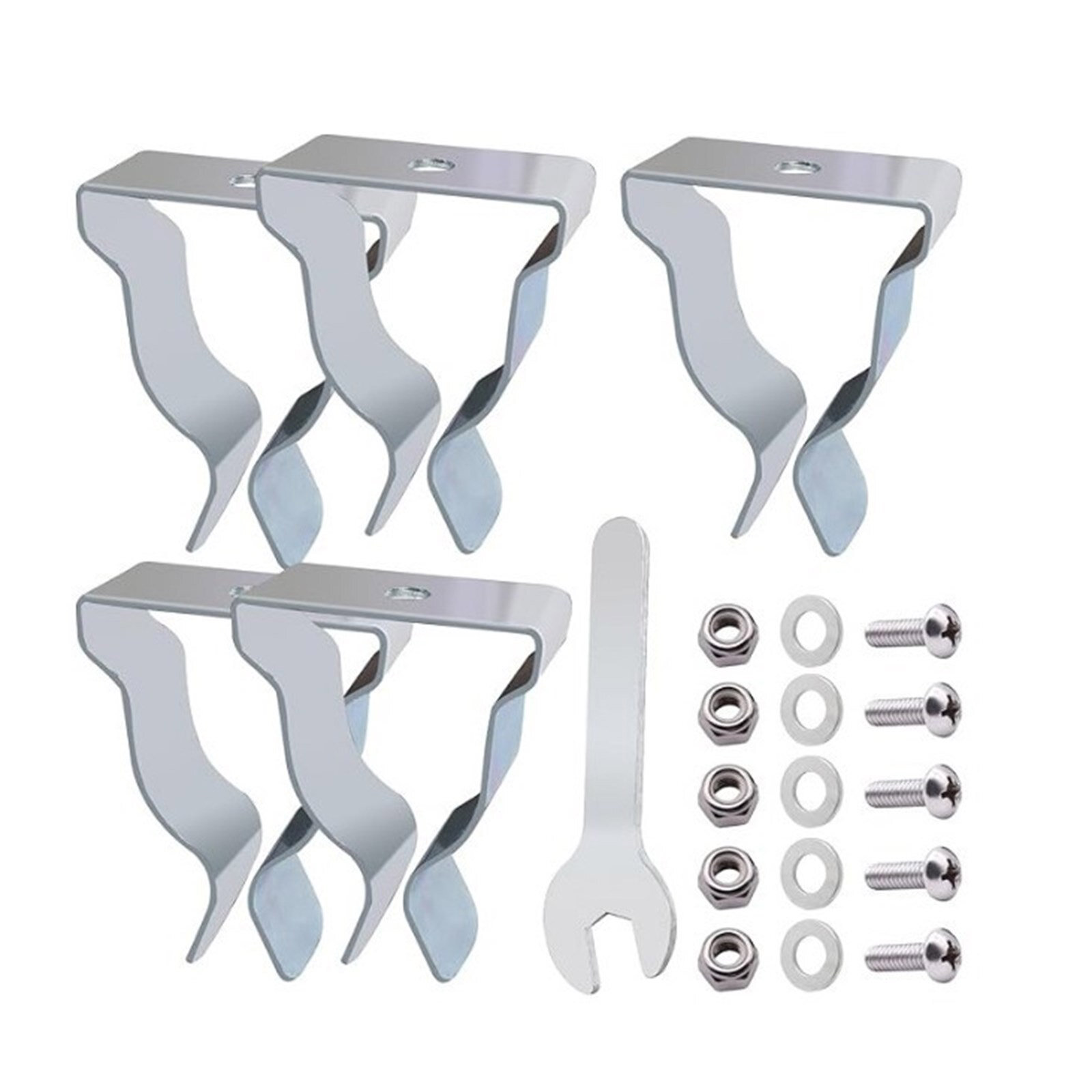 5pcs Wodl Well Cover Prign Clip Egress с винтами Установите