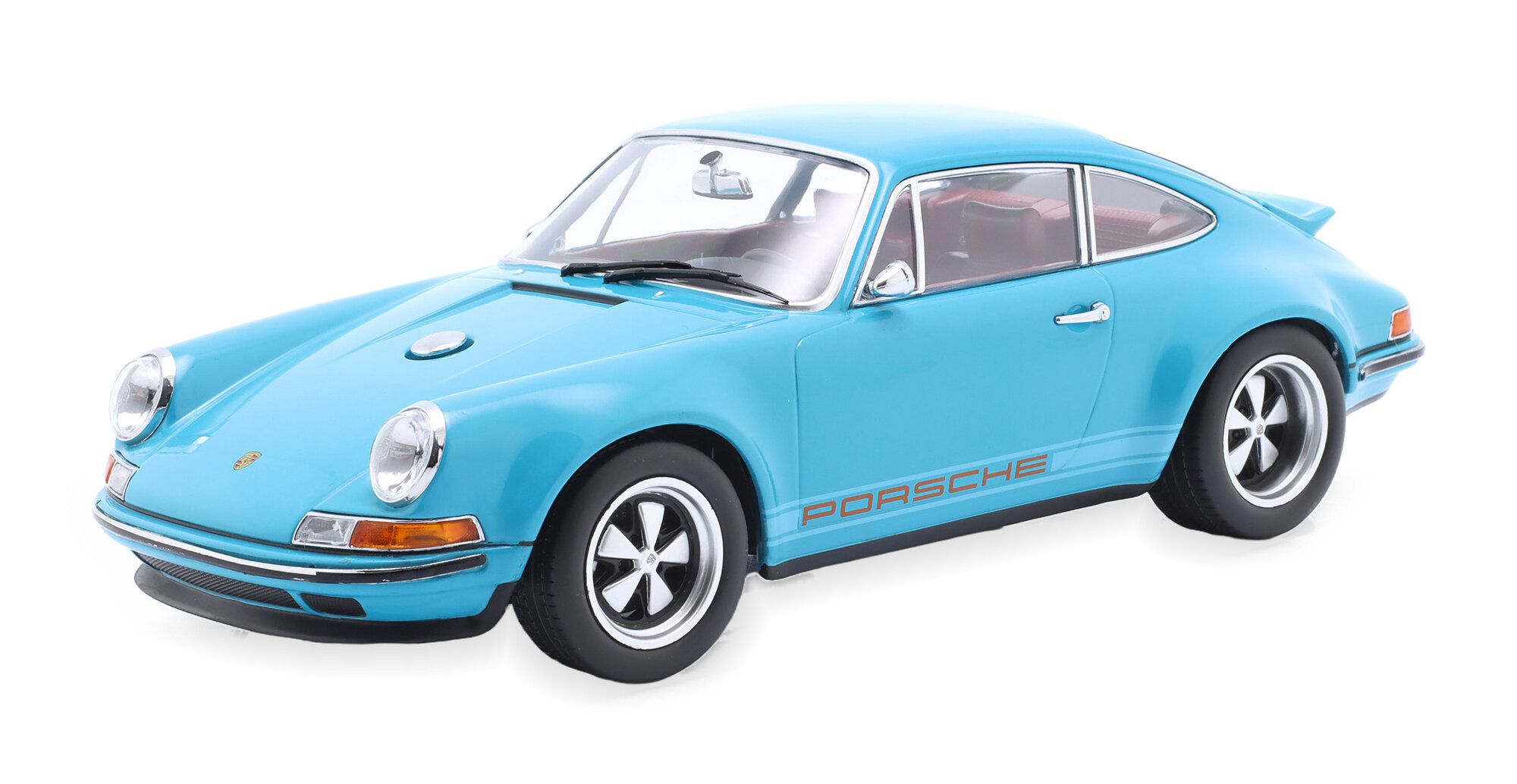 Модель коллекционная KK-SCALE Porsche singer 911 coupe turquoise