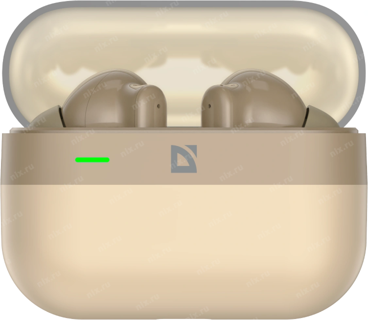DEFENDER 63990 Беспроводная гарнитура Twins 990 Бежевый, TWS, ANC, Bluetooth