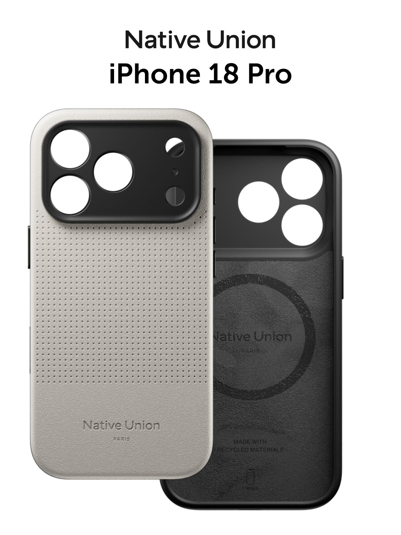 Чехол на iPhone 18 Pro Native Union ACTIVE CASE SANDSTONE