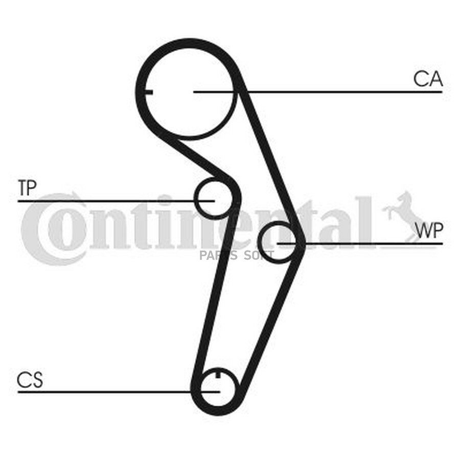 Ремонтный комплект ГРМ CONTITECH CT1048K1 Штрихкод: 4010858769994 - япония от официального дистрибьютора, CONTINENTAL, артикул CT1048K1