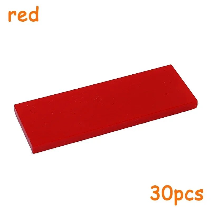 Блочные конструкторы Bedi Yumy 30 шт, пластик, 2х6 Красный, red