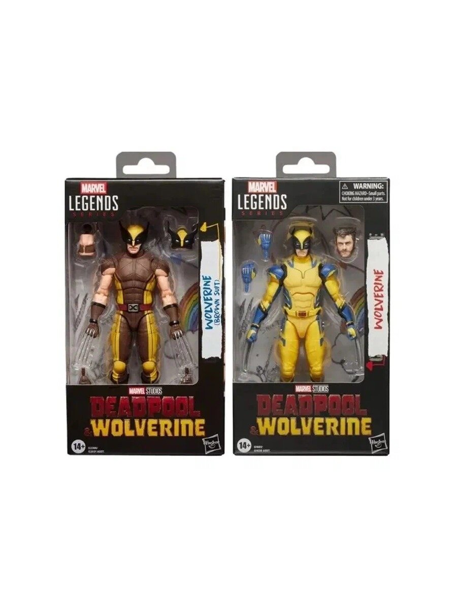 Фигурки Hasbro Marvel Legends Deadpool&Wolverine Series Action Figures-16cm; Марвел фигурки