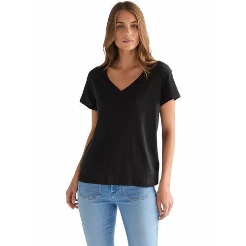 фото Футболка wrangler women easy v neck tee, размер l, черный
