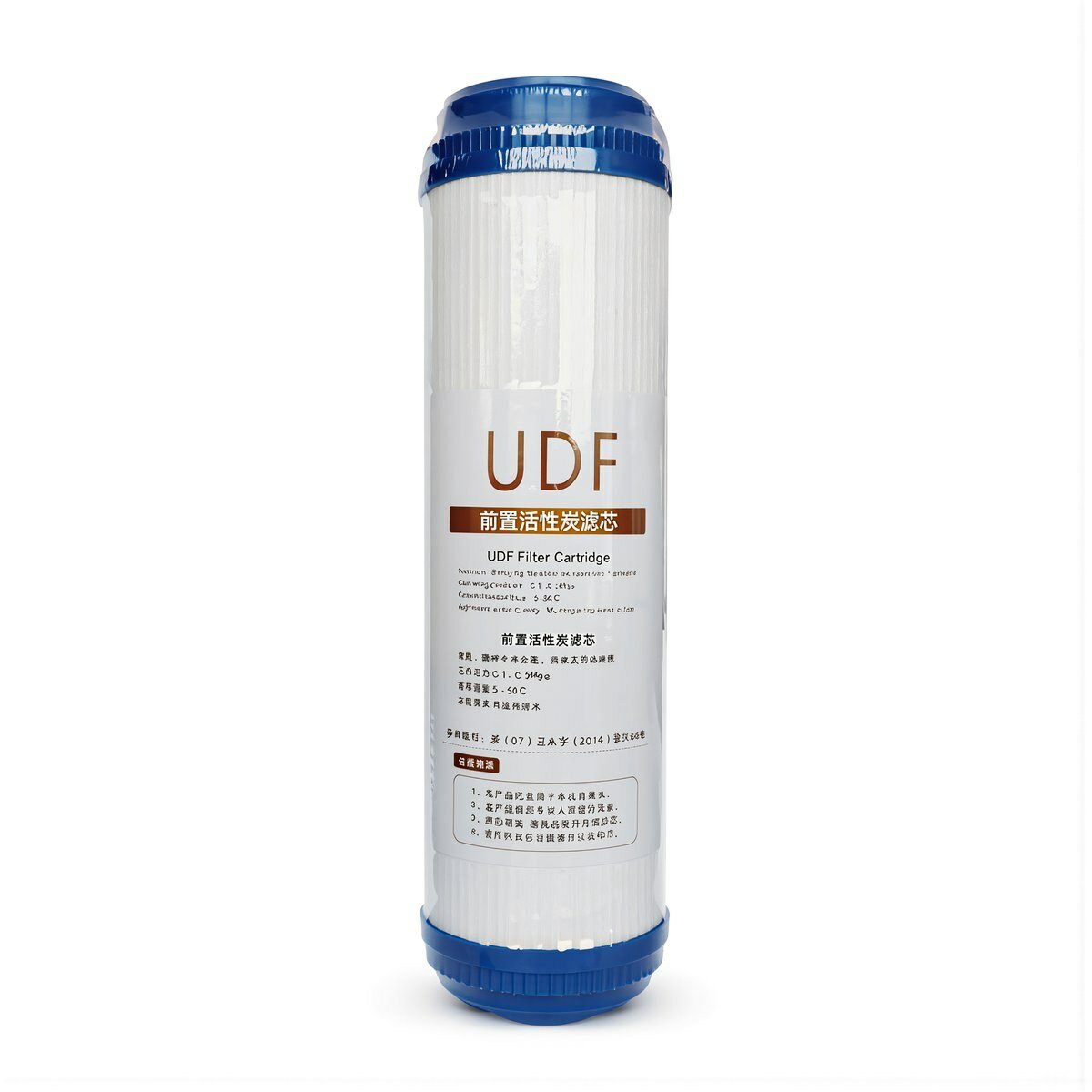 Сменный картридж 10 дюймов UDF из кокосового активированного угля для бытовых систем очистки воды удаляет хлор и посторонние запахи, UDF(кокосовый уголь)