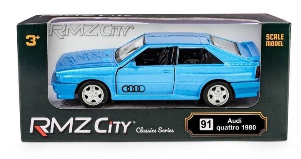 Игрушечная машинка Daffi RMZ City Audi Quattro Coupe 1980-1991, синий, 1:43