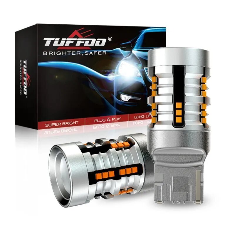 TUFFOO Лампа автомобильная WY21W, 7440, 2 шт. арт. TF-TS01A-【HC-27-T20】