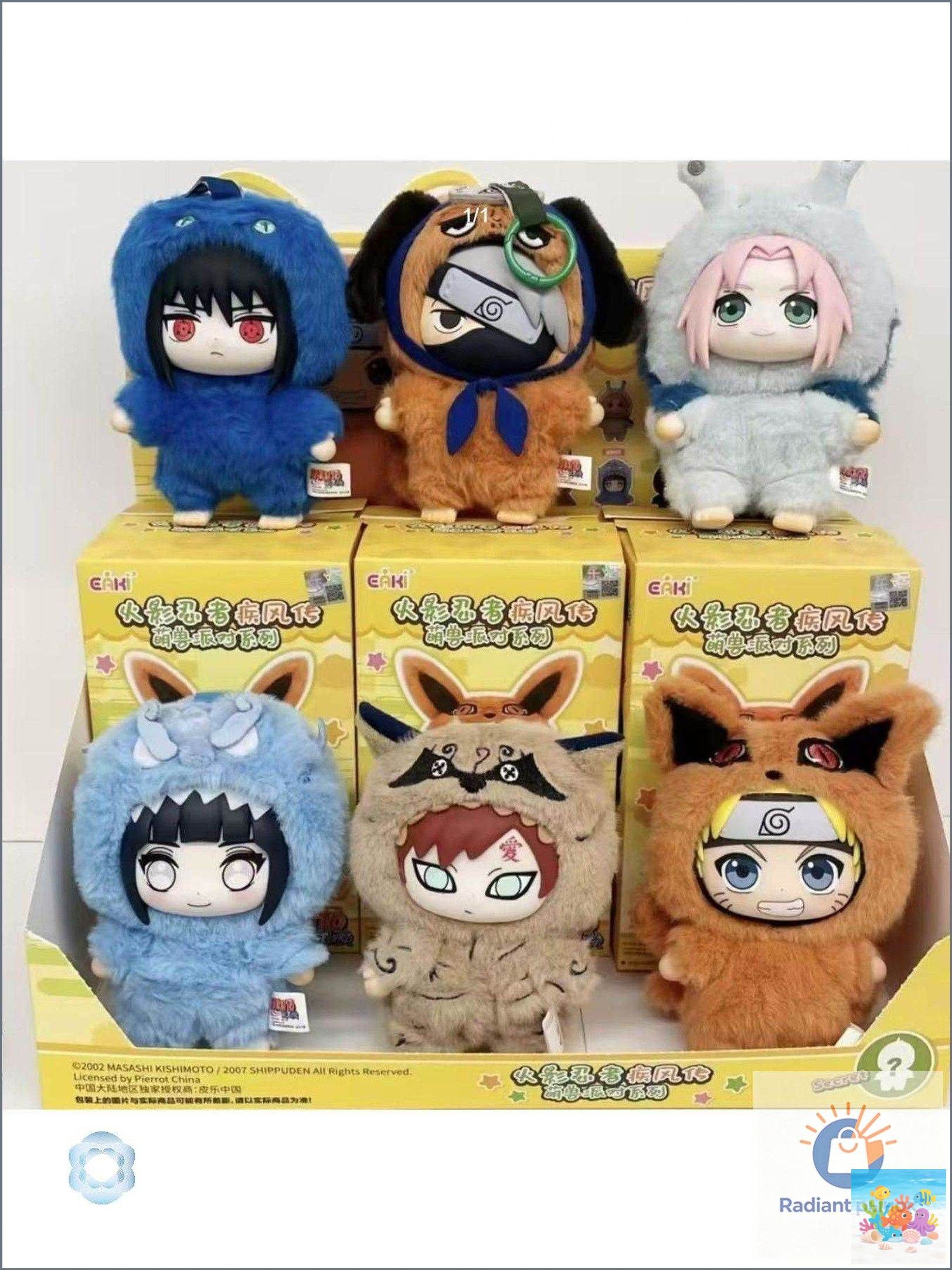 2026 новый хит Эксклюзивный сюрприз бокс Naruto 15 см Labubu ниндзя