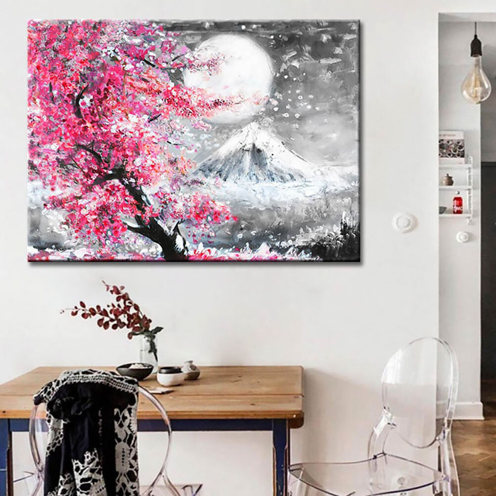 Картина Водная Колористика Холст Декор Стены Для Интерьера Гостиной 60X40CM