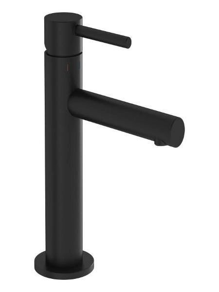 Смеситель для раковины VitrA Origin (Ориджин) A4255636WTC однорычажный матовый черный латунь