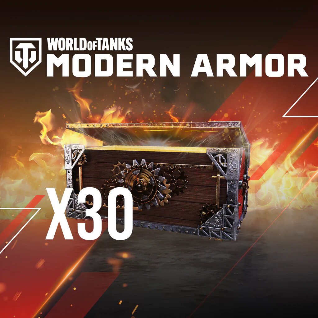 Дополнение World of Tanks Modern Armor - 30 Pirate War Chests, цифровое издание PlayStation 5, регион Турция / код пополнения баланса