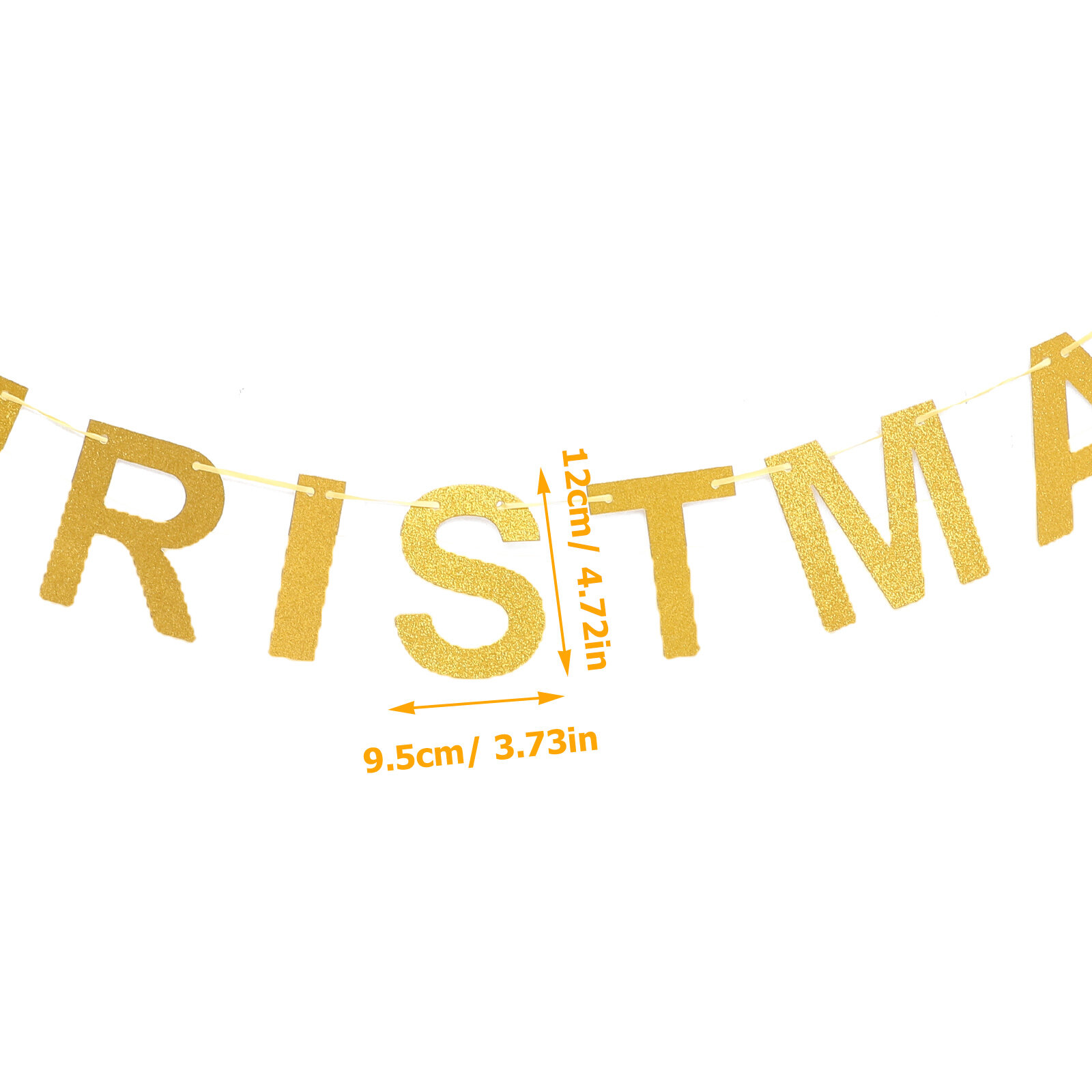 Набор Изделий Для Декора Зала Merry Christmas Баннер Из Бумаги Для Вешения На Стену 1 Штук 12.00X9.50X0.01Cm