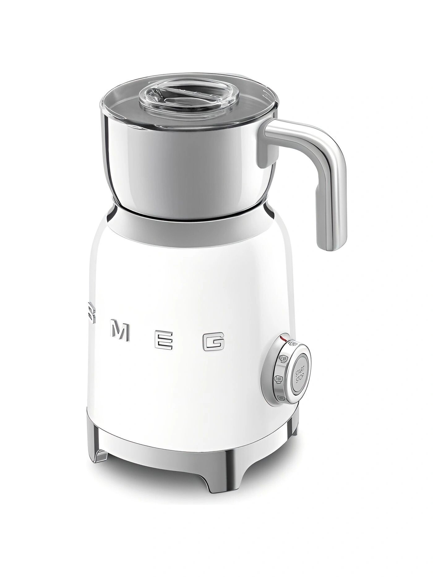 Вспениватель молока Smeg MFF11WHEU, индукционный,