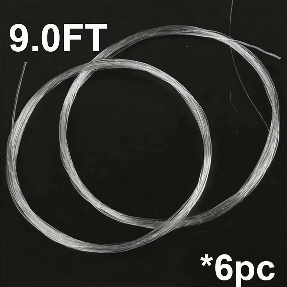Нейлоновая леска Maximumcatch 9ft, 6шт, 3X, Цвет: 6pc