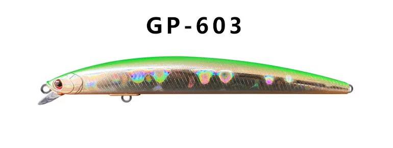 Плавающая минноу приманка для щуки, окуня, судака - 125F 14г GP603