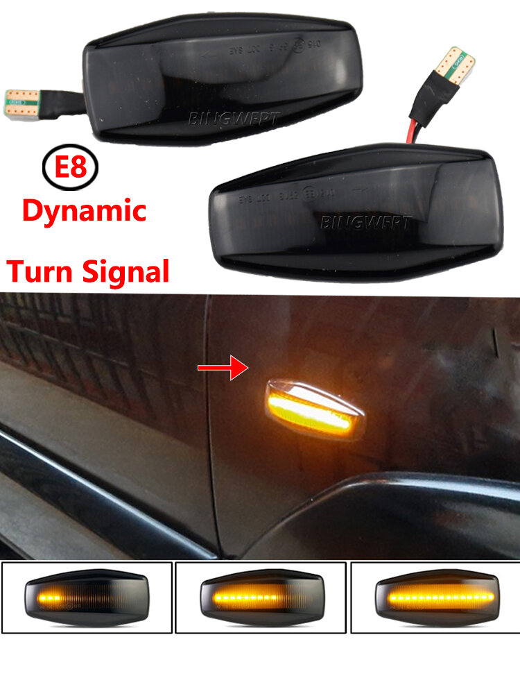 Для Hyundai Flowing Indicator Plug Streamer светодиодный боковой габаритный указатель поворота Elantra Getz XG Tucson