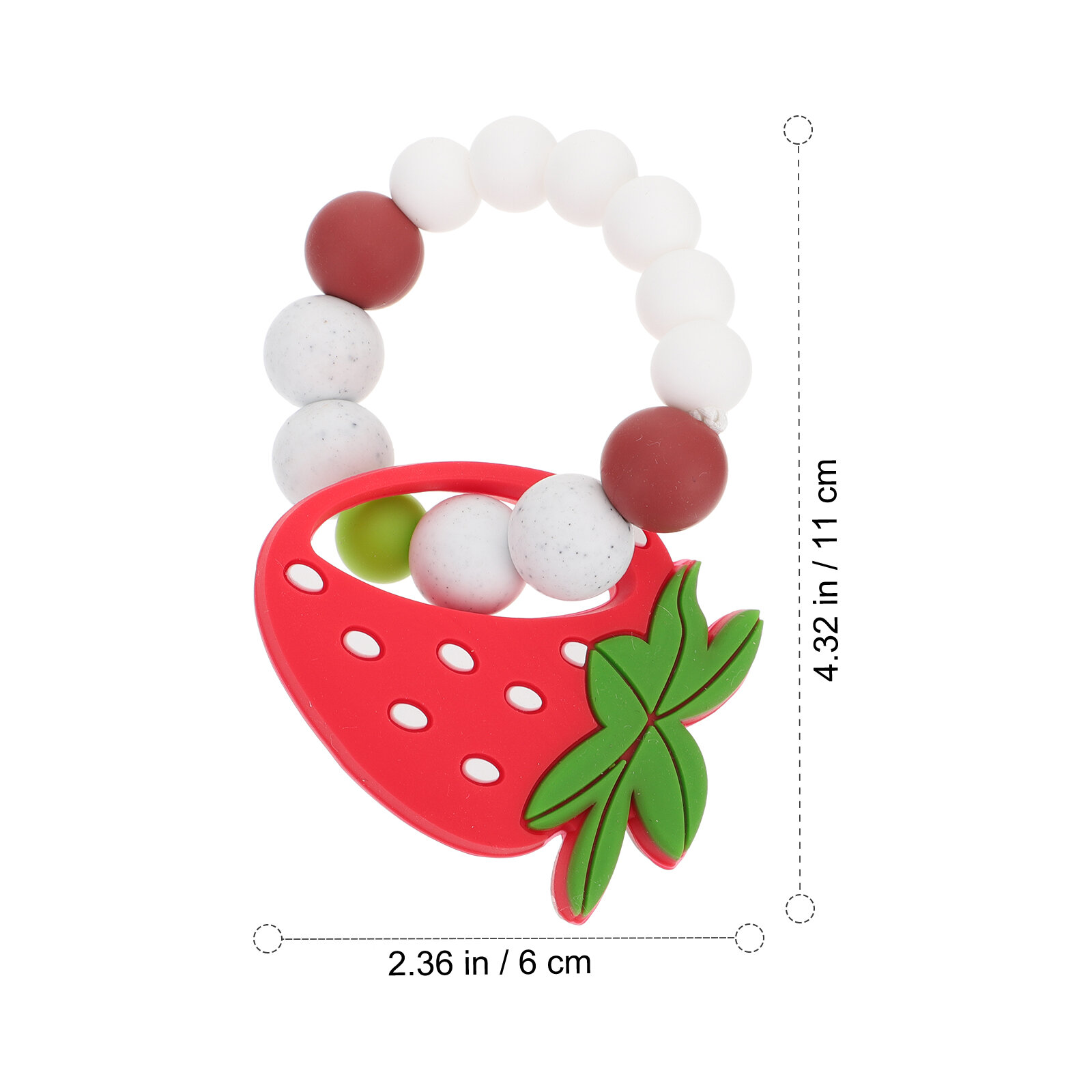 Креативная Игрушка Для Ребенка В Форме Клубники 1 Шт Длина 11Cm Ширина 6Cm Толщина 1 3Cm