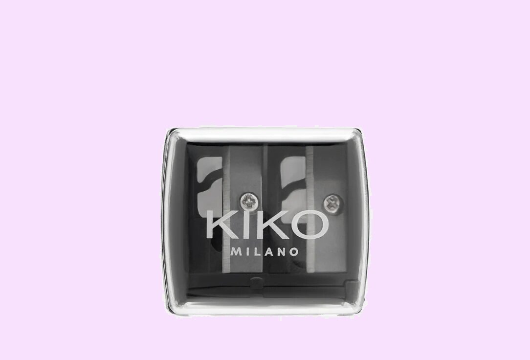 Точилка KIKO MILANO "DOUBLE SHARPENER", двойная, для карандашей, 1шт