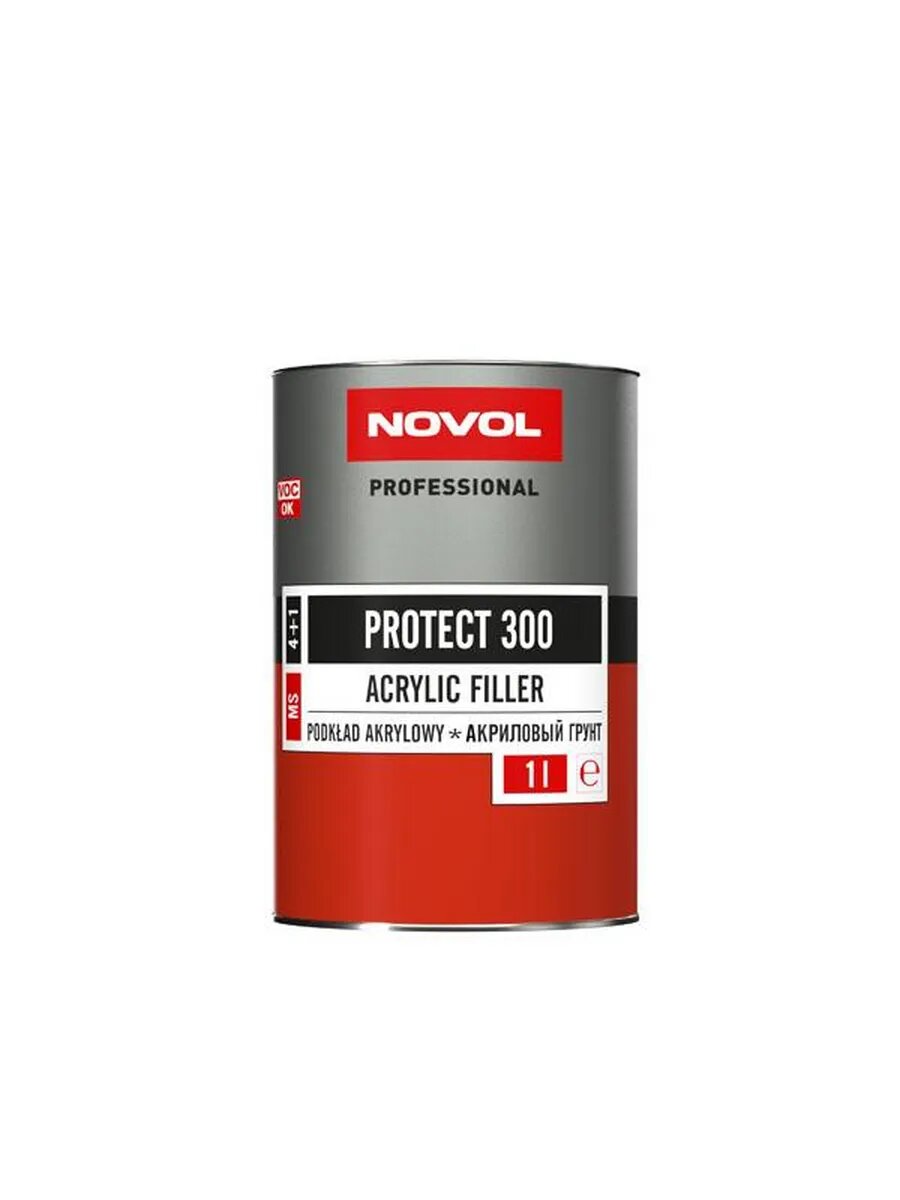 Грунт акриловый 4+1 MS Protect 300 белый 1л