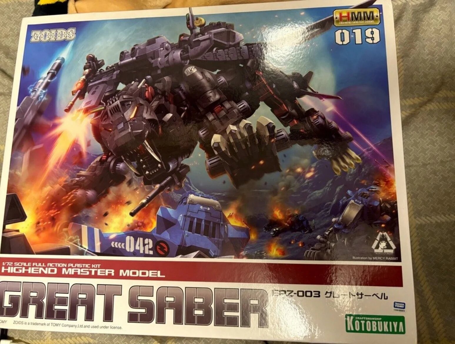 Kotobukiya Hmm Zoids Epz-003 Zd037 Мастер-модель 1/72