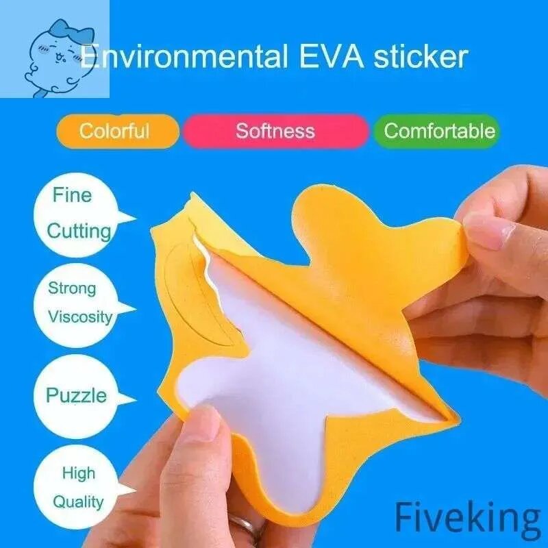 3D аппликации для детей, набор для творчества, развивающие наклейки EVA 10 штук