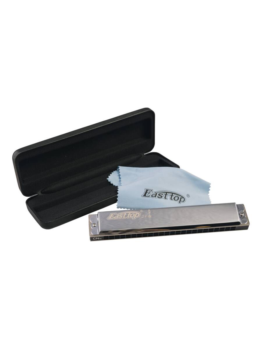 EASTTOP T2408 губная гармоника тремоло, C натуральный минор, 24/24 отв, 48 язычков