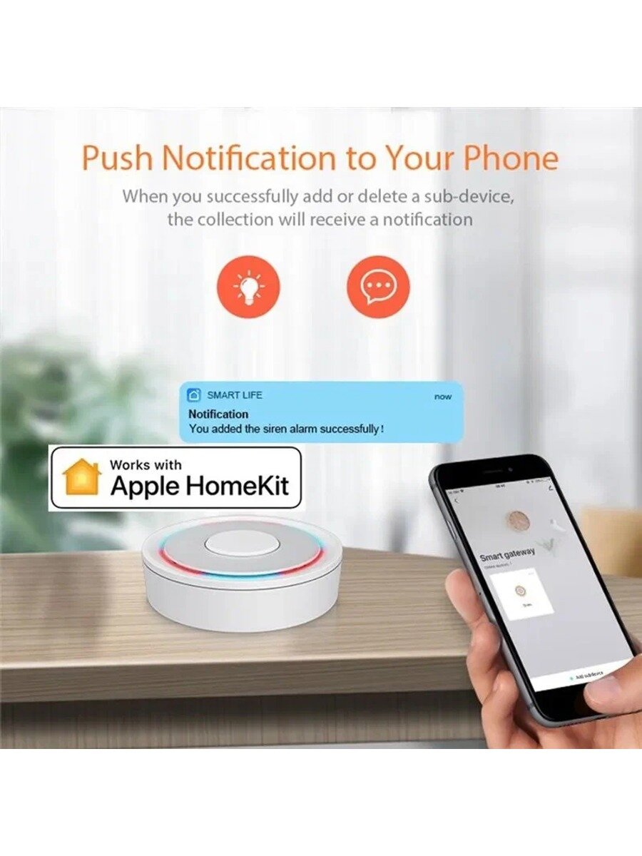 Для Tuya Zigbee Gateway Hub APP Smart Life для Home Голосовое управление Wi-Fi Беспроводной мост