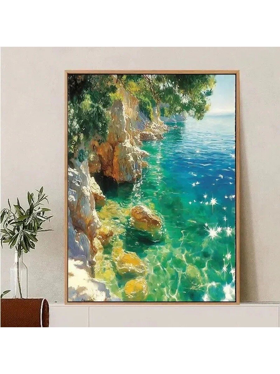 Картина по номерам 40x50 с рамкой, антистресс раскраска для взрослых