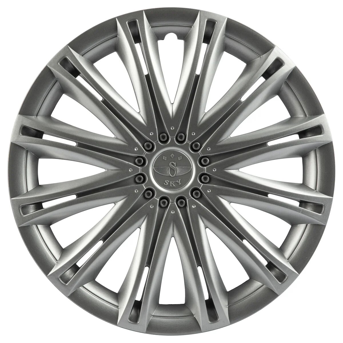 Колпаки колес LECAR SKY R15, серый (2 шт.)