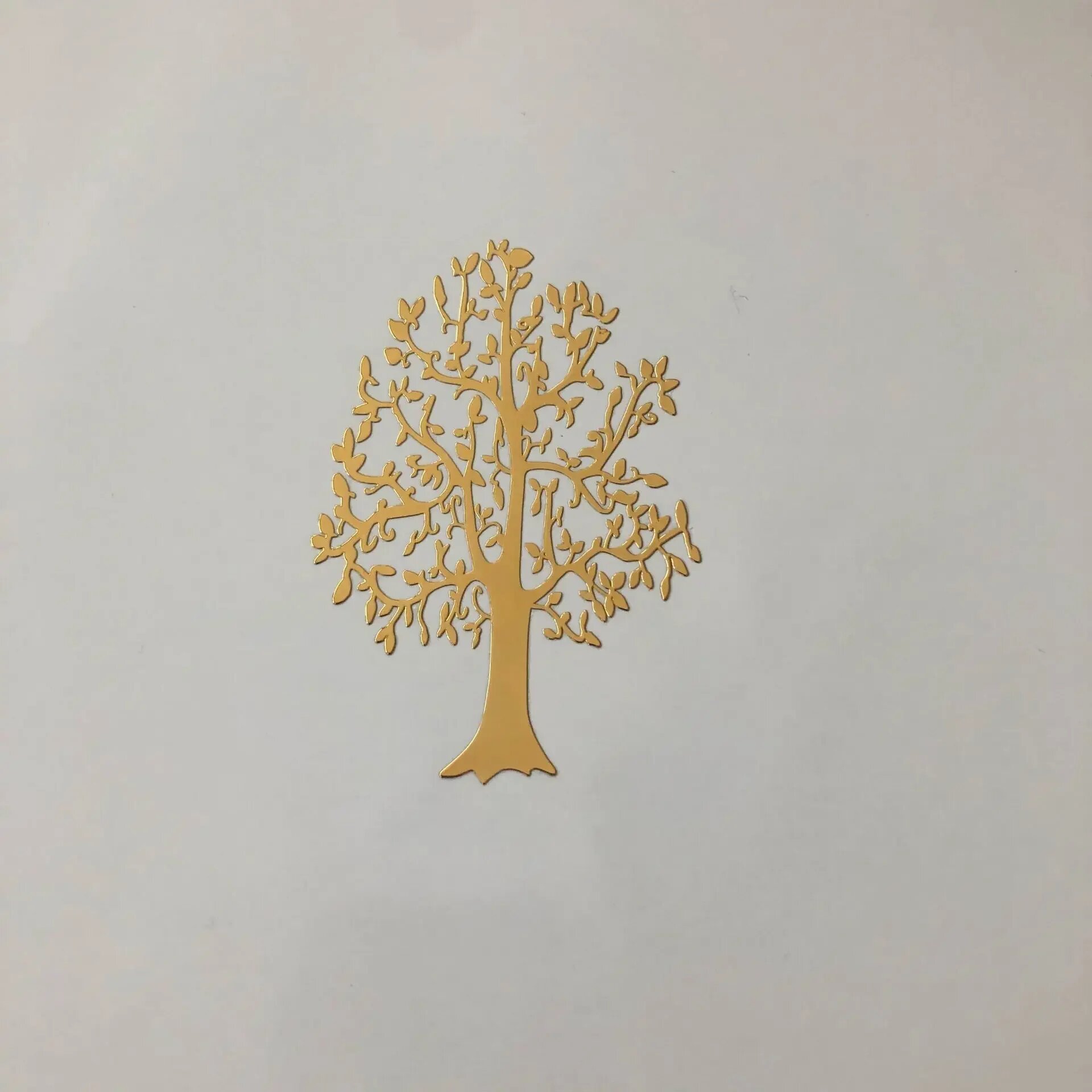 Металлическая наклейка с узором для телефона Fortune Tree