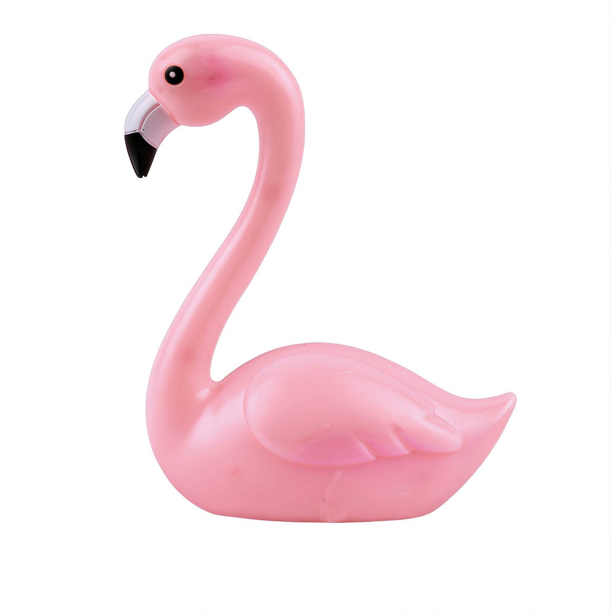 Декоративная фигурка фламинго высотой около 11.5 сантиметра для украшения торта на день рождения и праздника Валентина для интерьера, Пластиковый фламинго со сложенными крыльями
