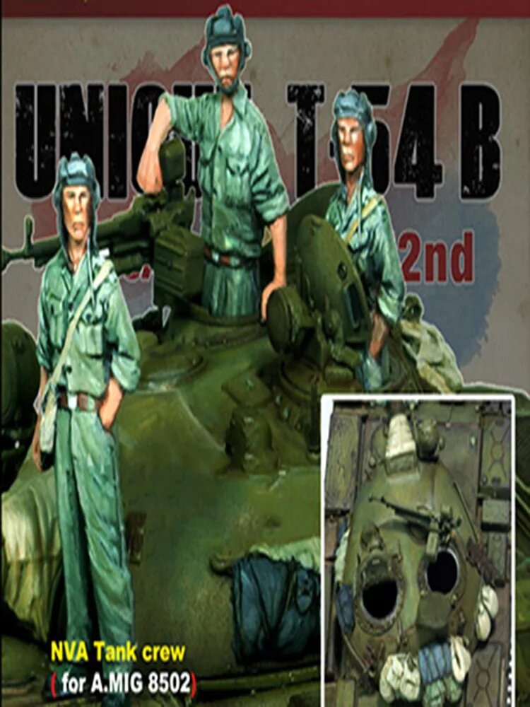 Миниатюрные модели солдат танковой бригады Wyrd (3 штуки)