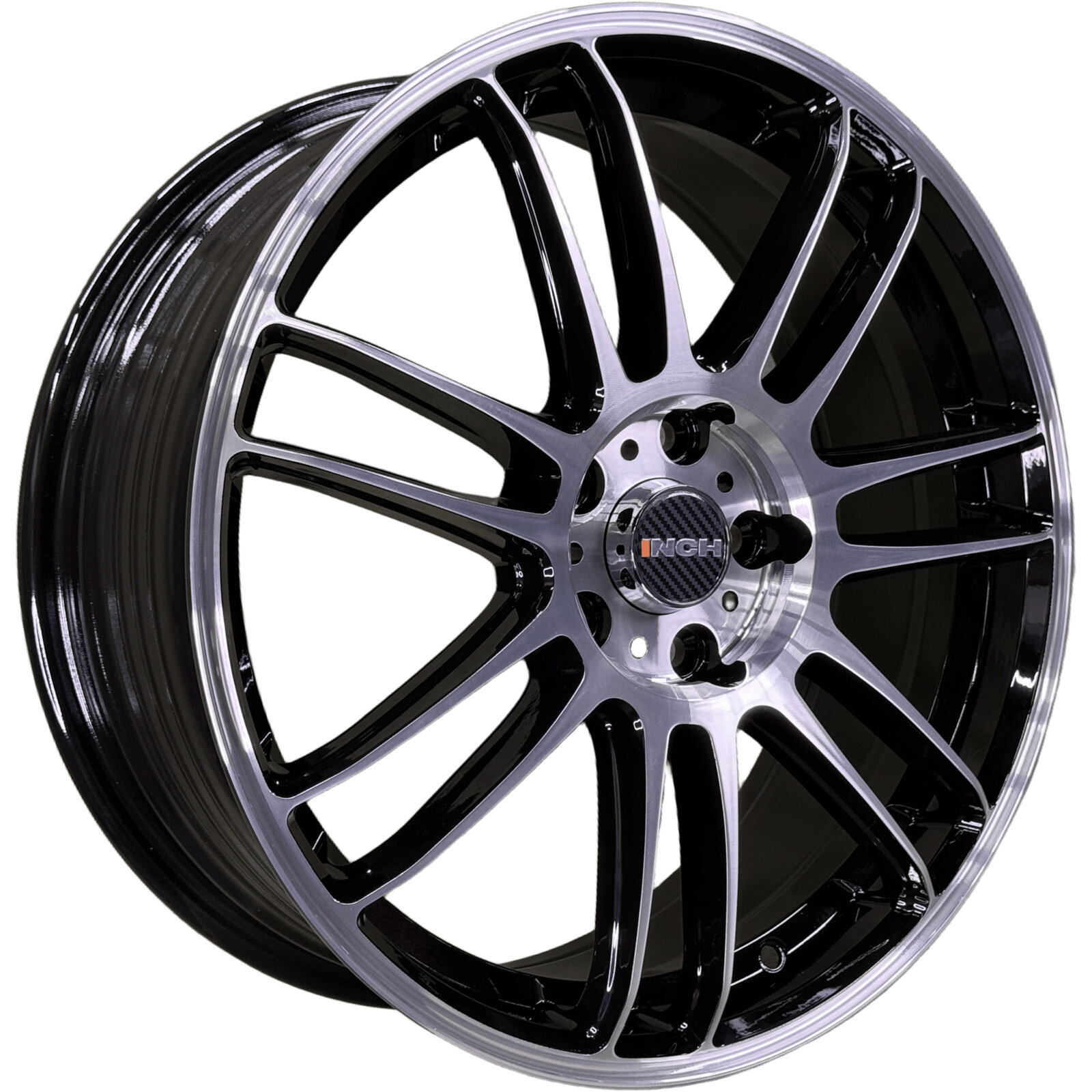 Литой колесный диск INCH FA8535 8x18/5x120 ET30 D72,6 Gloss Black Machined Face (ZJH) FlowForming