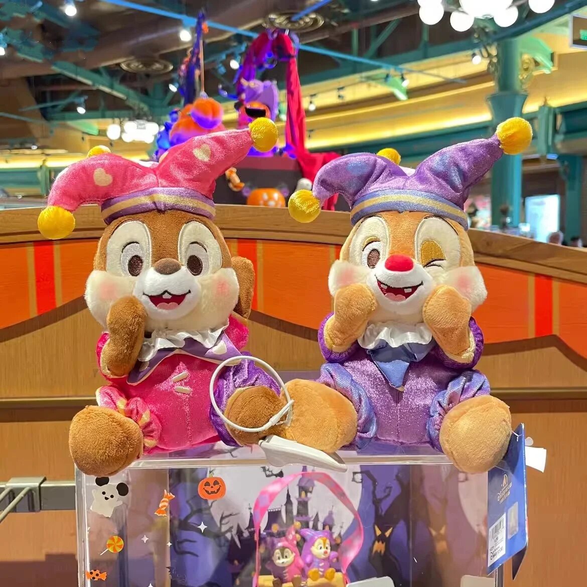 Shanghai Disney Хэллоуин Чип и Дейл плюшевые куклы