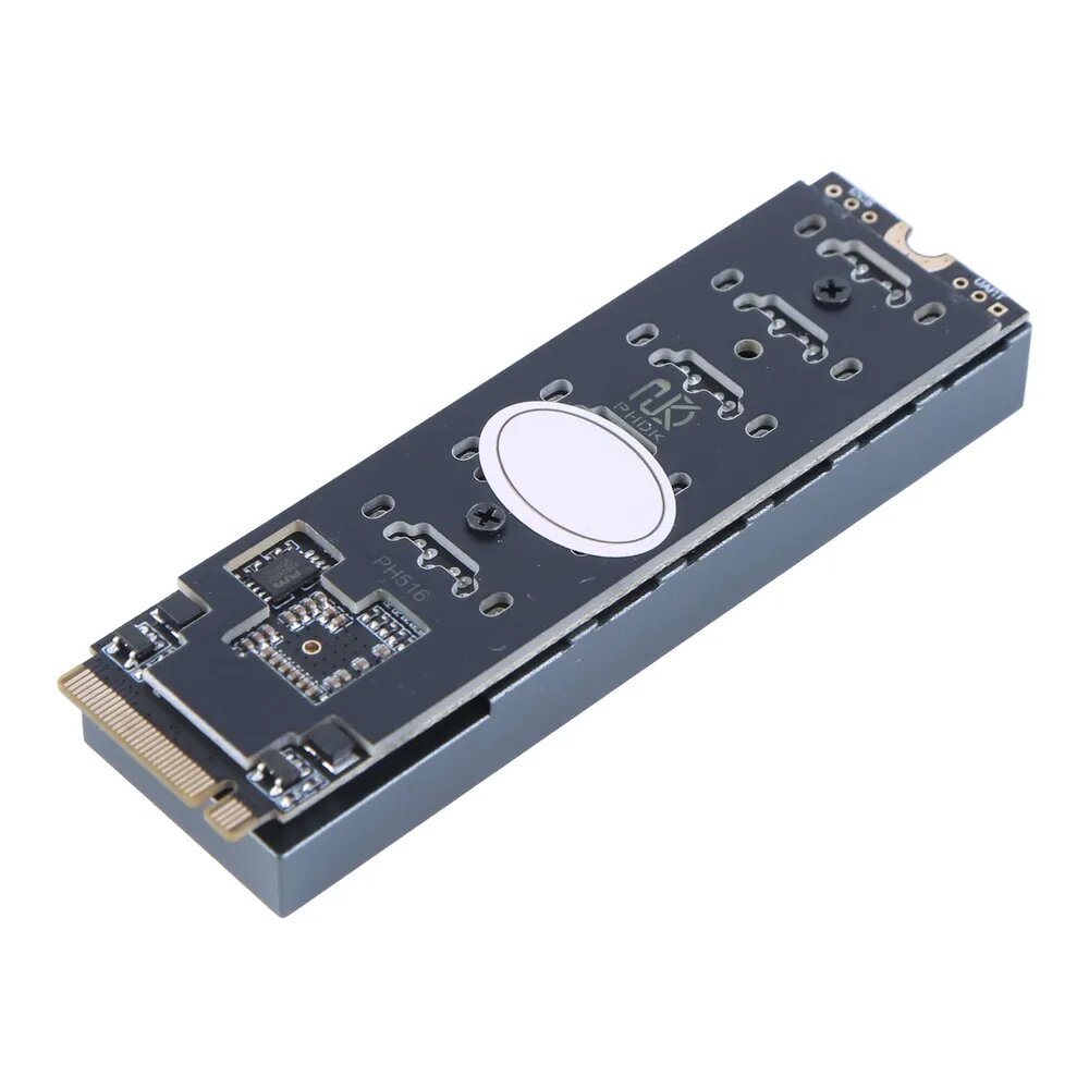 Кабель для компьютерной периферии/SATA 15-pin, 0.8 м, черный