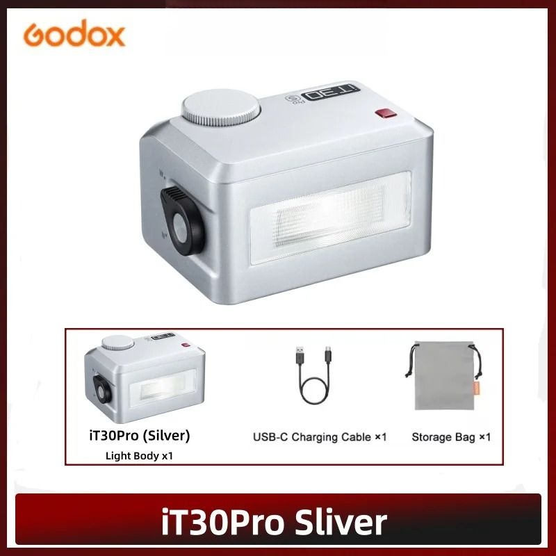 Godox IT30 Pro Мини-вспышка TTL, 2,8-дюймовый сенсорный экран, беспроводная вспышка для камеры 2.4G, автоматическая экспозиция