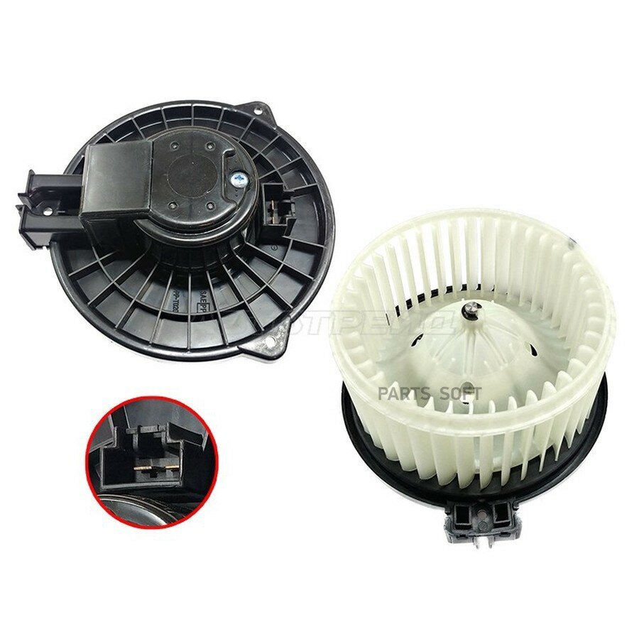 Мотор отопителя салона (Правый руль) Lexus RX 03-09 / Toyota Harrier (XU30) 03-13 от официального дистрибьютора, SAT, артикул ST940010