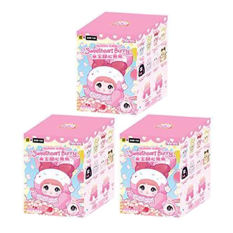 TOPTOY Nuo Mi Baoy Sweet Rabbit Blind Box Plush Toy 3-шт. набор, Неповторяющиеся варианты, Официальная лицензия