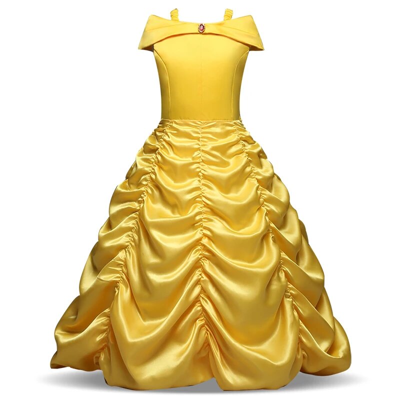 Костюм принцессы Белль piggy dream для девочек 6, only dress