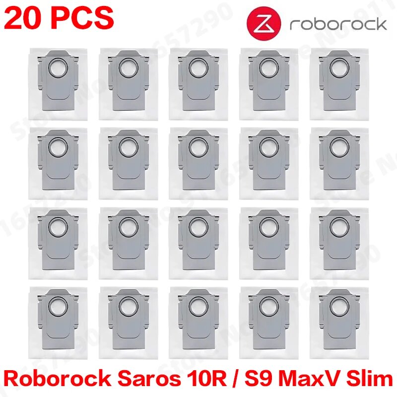 Комплект запчастей для пылесосов Roborock Saros 10R / S9 MaxV Slim Серый, 20 Pcs