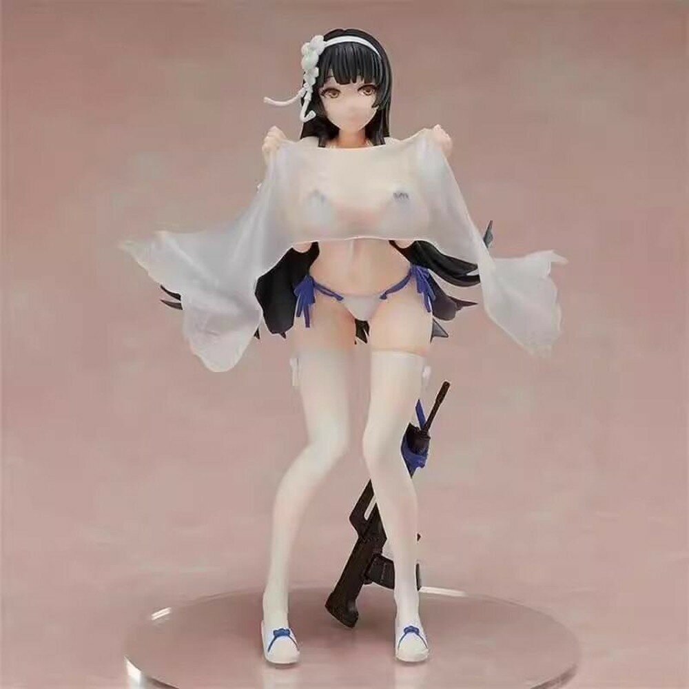 Фигурка Летняя Цикада из Girls Frontline коллекционная модель в купальнике, в коробке