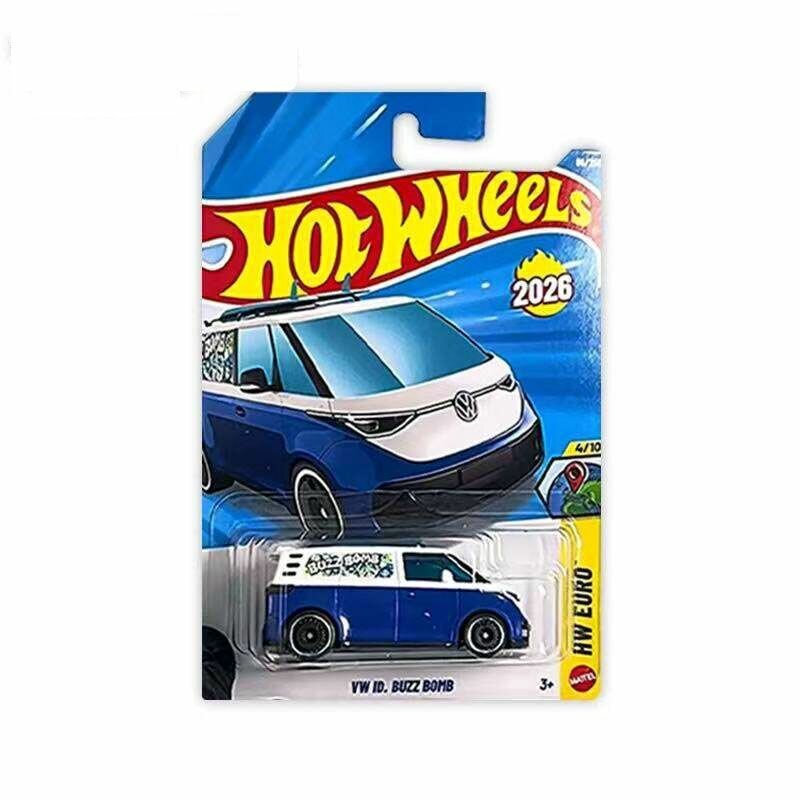 26H-86 Volkswagen Bus T2 Hot Wheels Модель легковых автомобилей коллекционная игрушка для детей