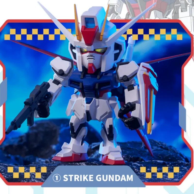 Модель Bandai QMSV Mini Strike Destiny Gundam STRIKE - подтверждено, коллекционная фигурка, модельная комплектация