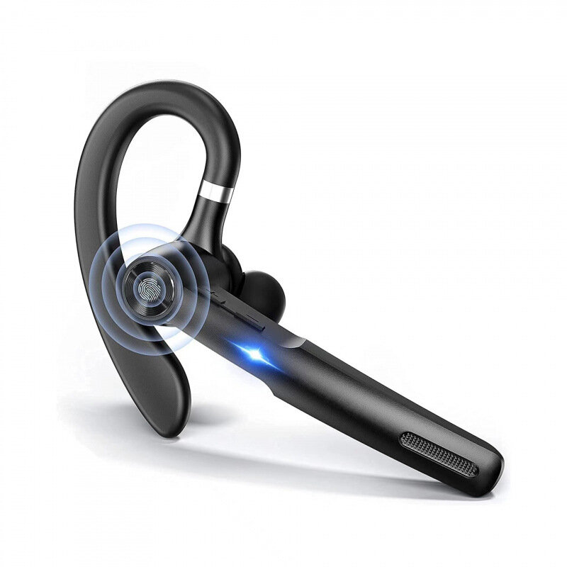 Беспроводная Bluetooth гарнитура с портом зарядки, бизнес-наушники для совещаний и курьеров, долгое время работы