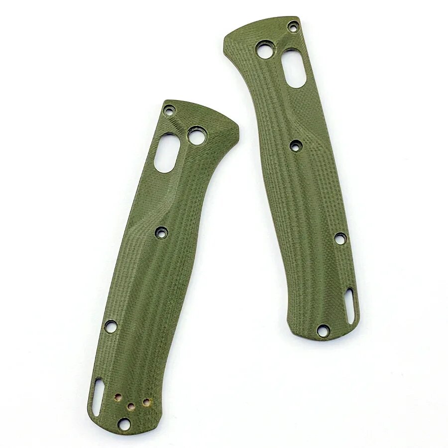 Накладки на рукоятку ножа Benchmade Bugout из G10 1Pair Military Green