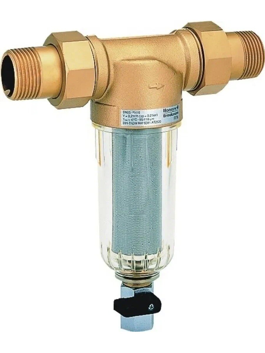 Промываемый фильтр тонкой очистки для xолодной воды Honeywell FF06 3 / 4"АА