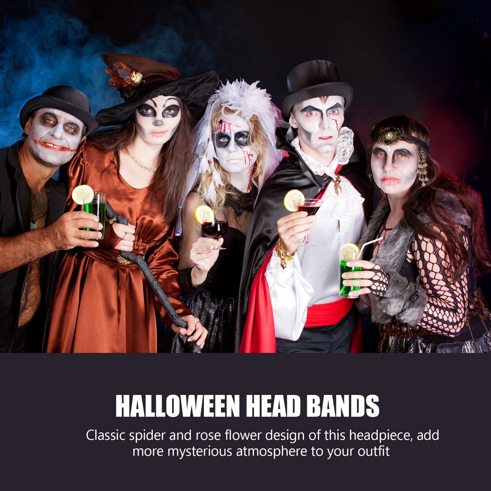 Головной Убор В Forme Рогов Овцы Для Halloween Чёрный Размер M